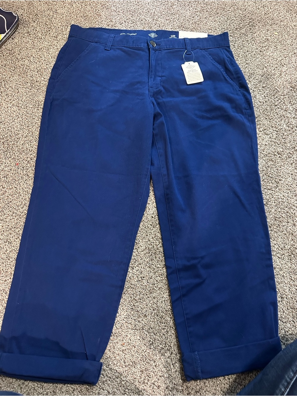 Navy Blue Chino Pants